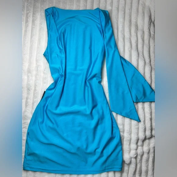 blue dress missguided Alice Tea Party Dress Reimagined – Only Little Once